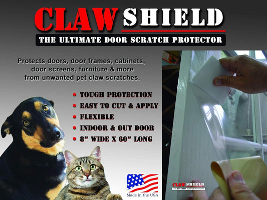 The Toughest Scratch Protector, Claw Barrier for Anxious Dog. Prevent Door, Door Frame & Wall Damage Scratch Barrier for Dog & CAT Clawing