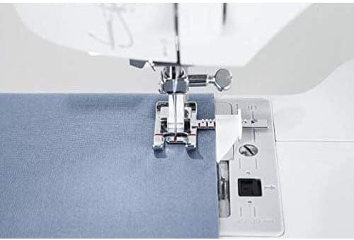 Singer | Sew Easy Foot, Sew Perfectly Straight Lines with Ease, Includes Ruler with Adjustable Guide to Set Seam Allowance, Beautiful Topstitching - Sewing Made Easy