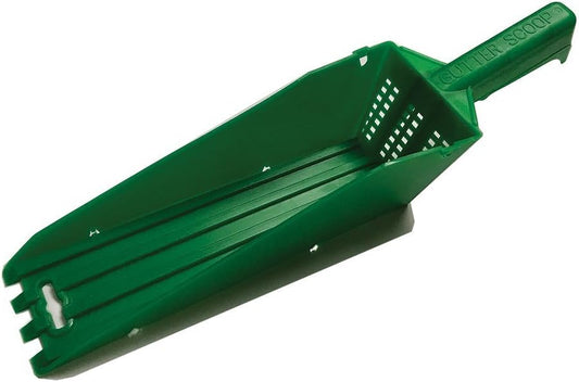 The Wedge Gutter Cleaning Scoop - Water Exits Thru the Grid so You Only Pick up Debris and Leaves