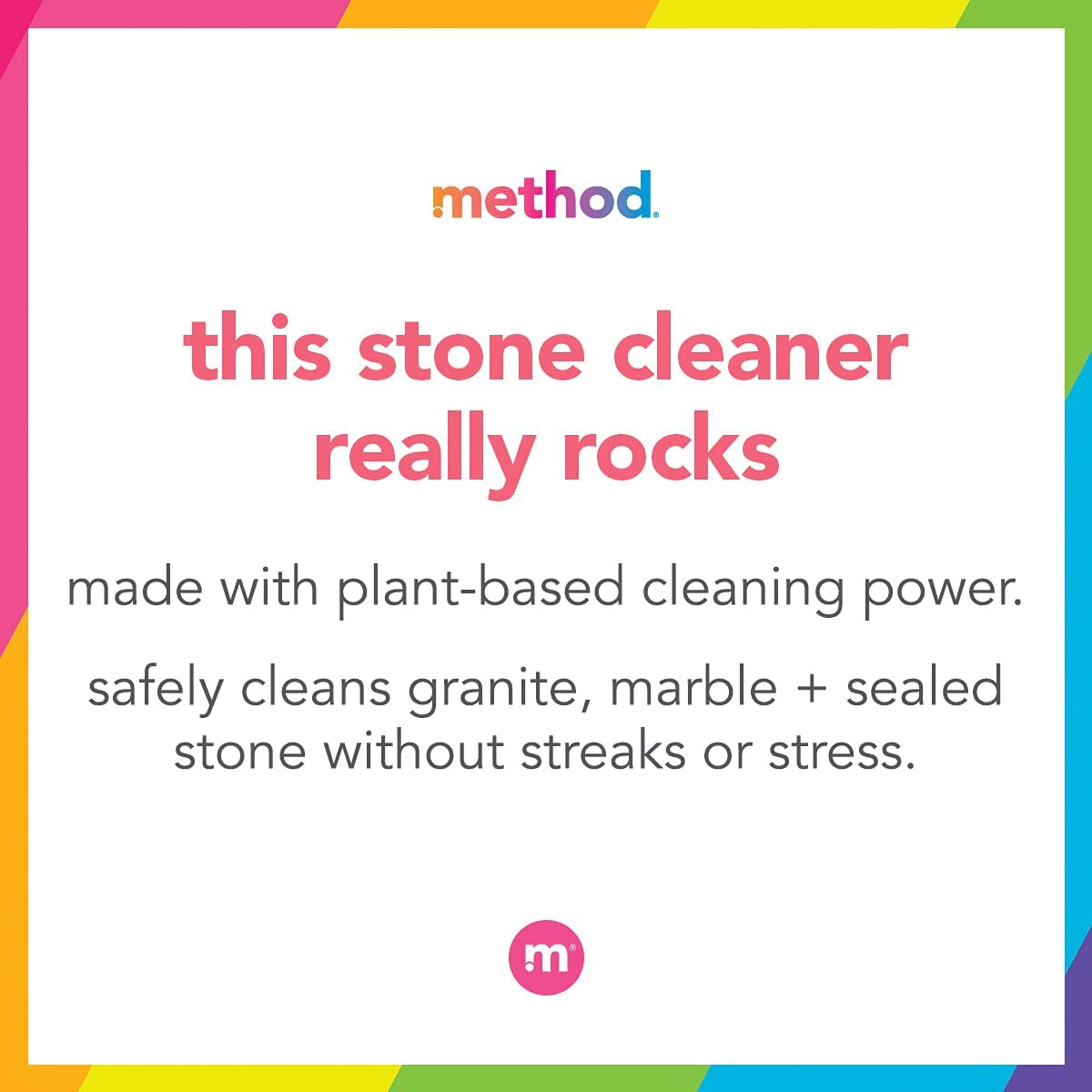 Method Daily Granite Cleaner Refill, Apple Orchard, Plant-Based Cleaning Agent for Granite, Marble, and Other Sealed Stone, 68 Fl Oz, (Pack of 1)