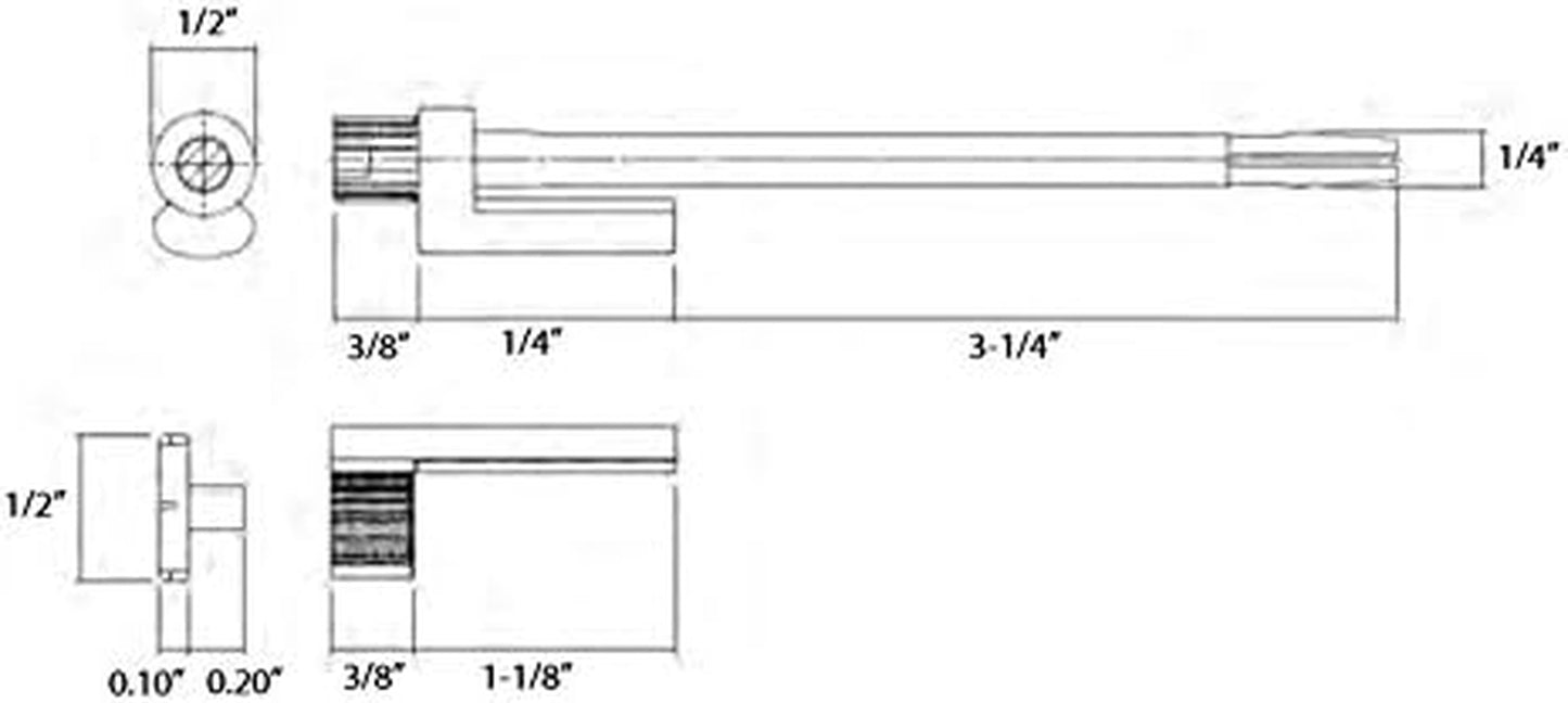 Nuk3Y Door Saver 2 II Hinge Pin Stop Fits All 3" to 4-1/2" Residential Hinges (Satin Nickel)