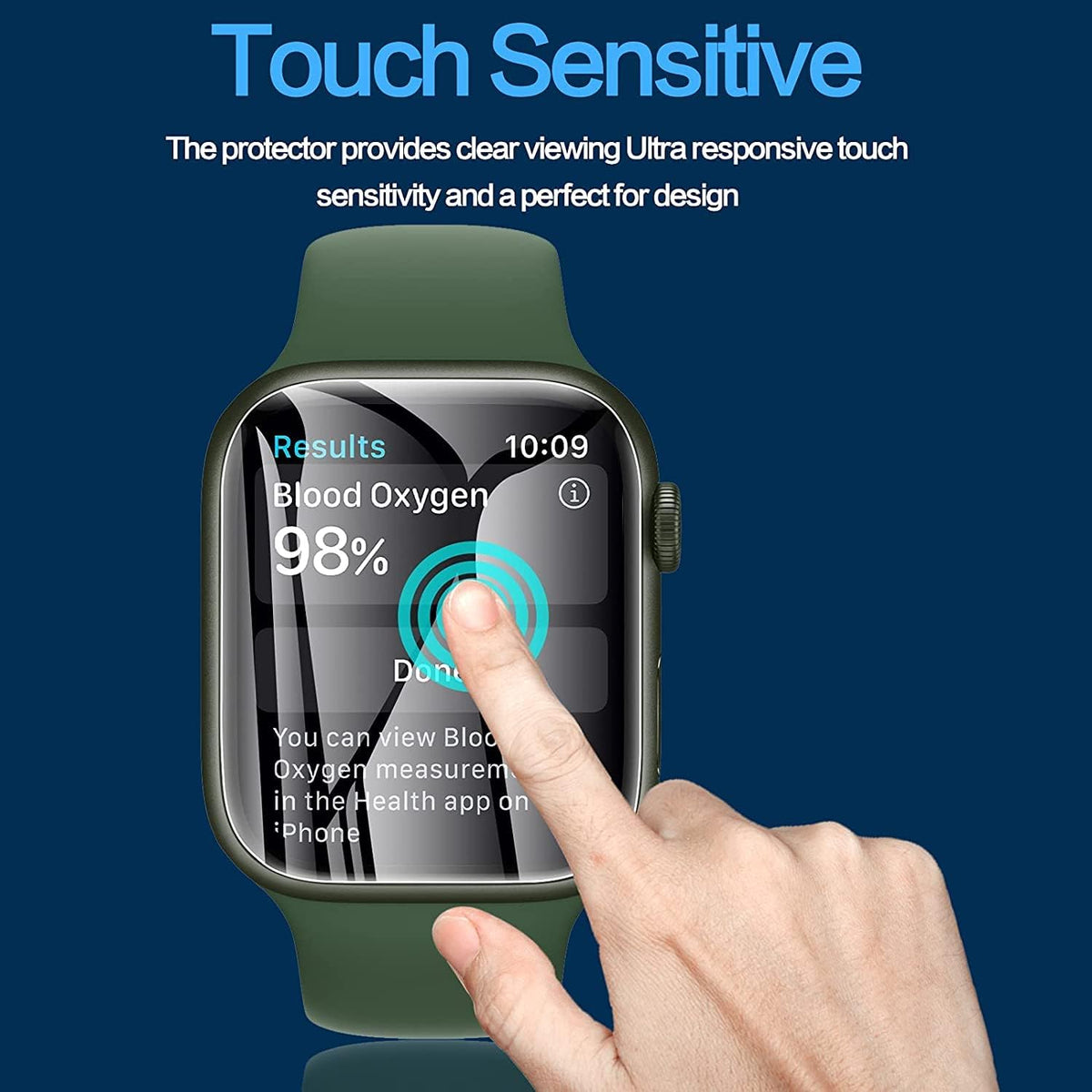 [ 8 Pack ] YMHML Screen Protector Compatible for Apple Watch 40Mm SE Series 6 Series 5 Series 4, [Upgrade Flexible Film] Soft HD Clear Anti-Scratch Film for Iwatch Accessories