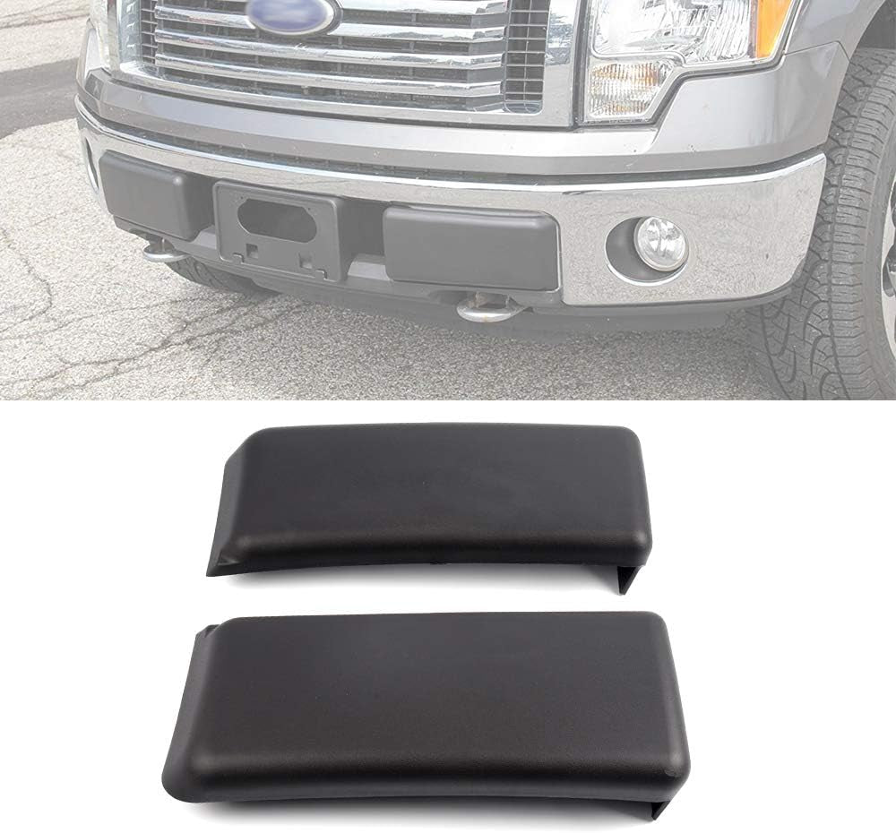 PIT66 Front Bumper Guards Pads Inserts Caps Cover Compatible with Ford F-150 F150 2009-2014 RH & LH Both Right and Left Bar Guards 2Pcs