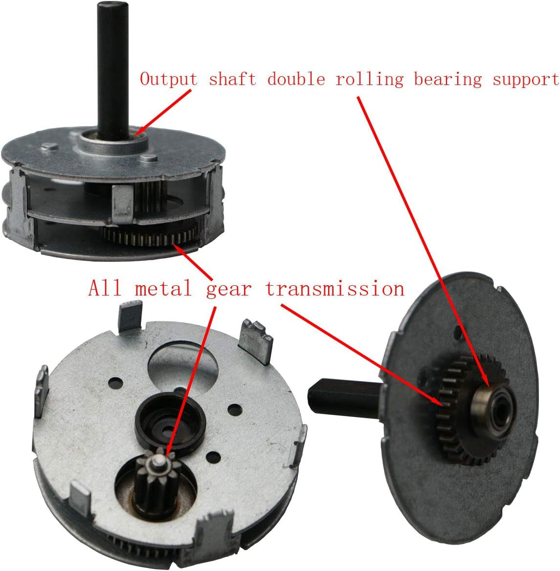60RPM Reducer Motor Dual Bearing Synchronous Gear AC Motor CW/CCW Control 115V 60Hz 10W 60KTYZ
