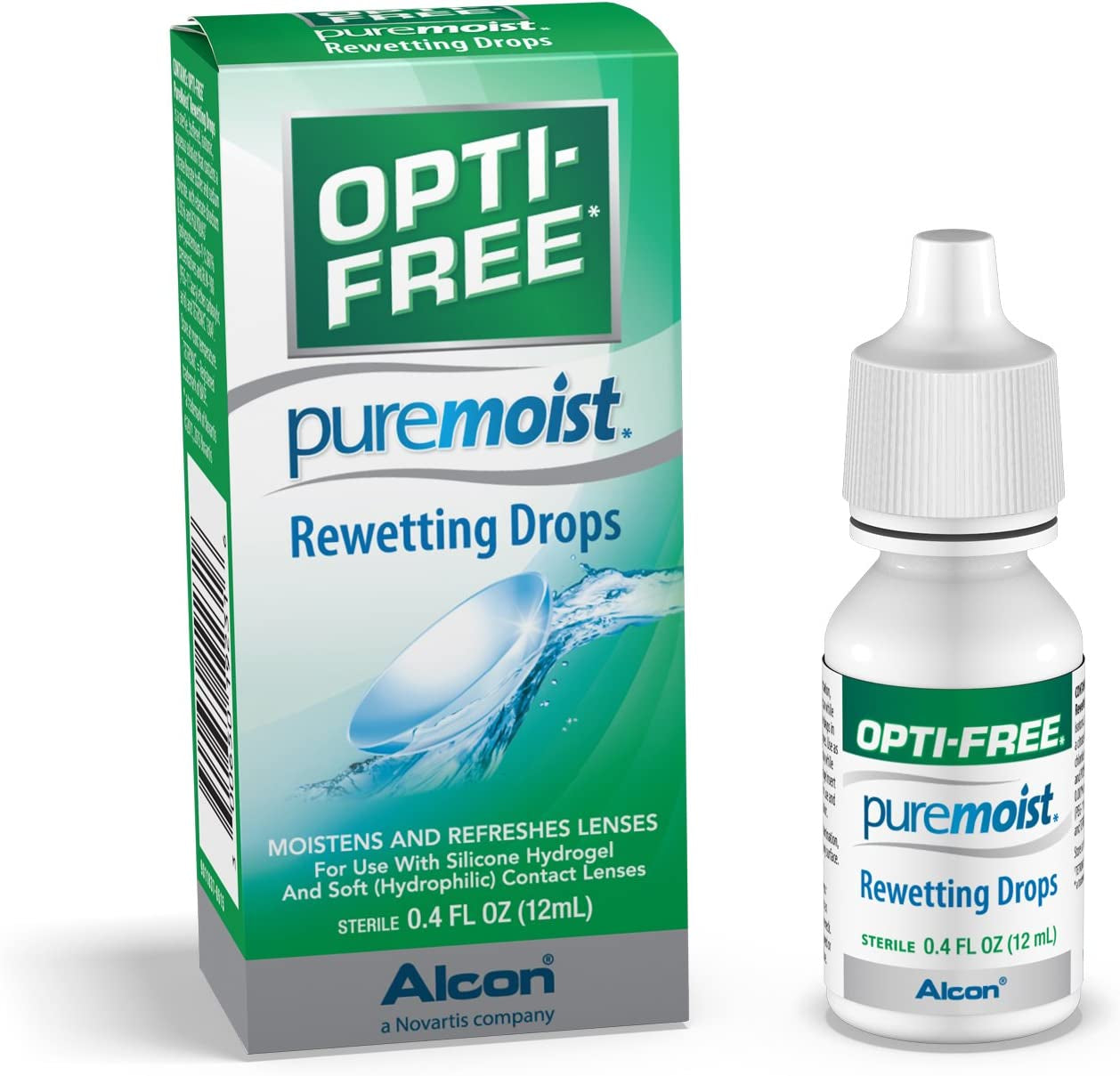 Opti-Free Puremoist Rewetting Drops, 12-Ml