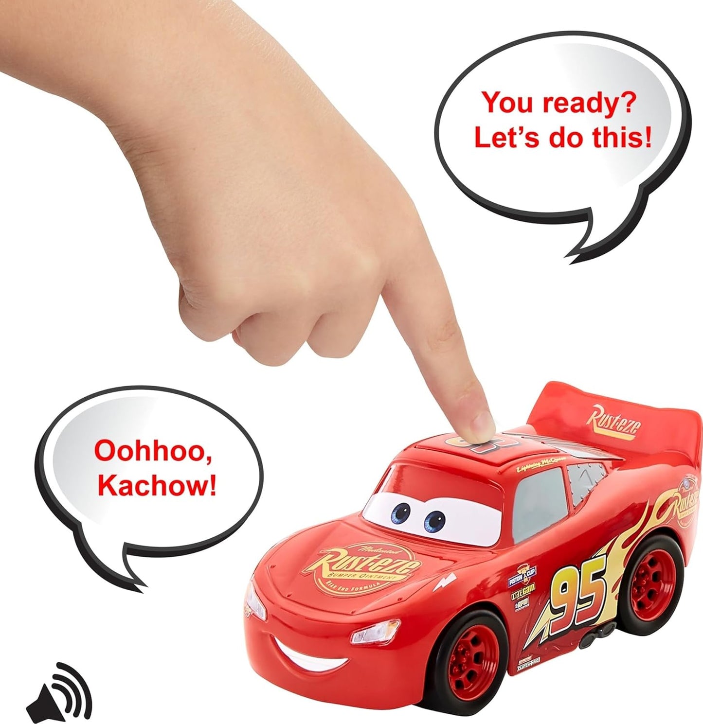 Mattel Disney and Pixar Cars Track Talkers Toy Vehicles, Lightning Mcqueen Talking Car, Collectible Character Car, 5.5-Inch