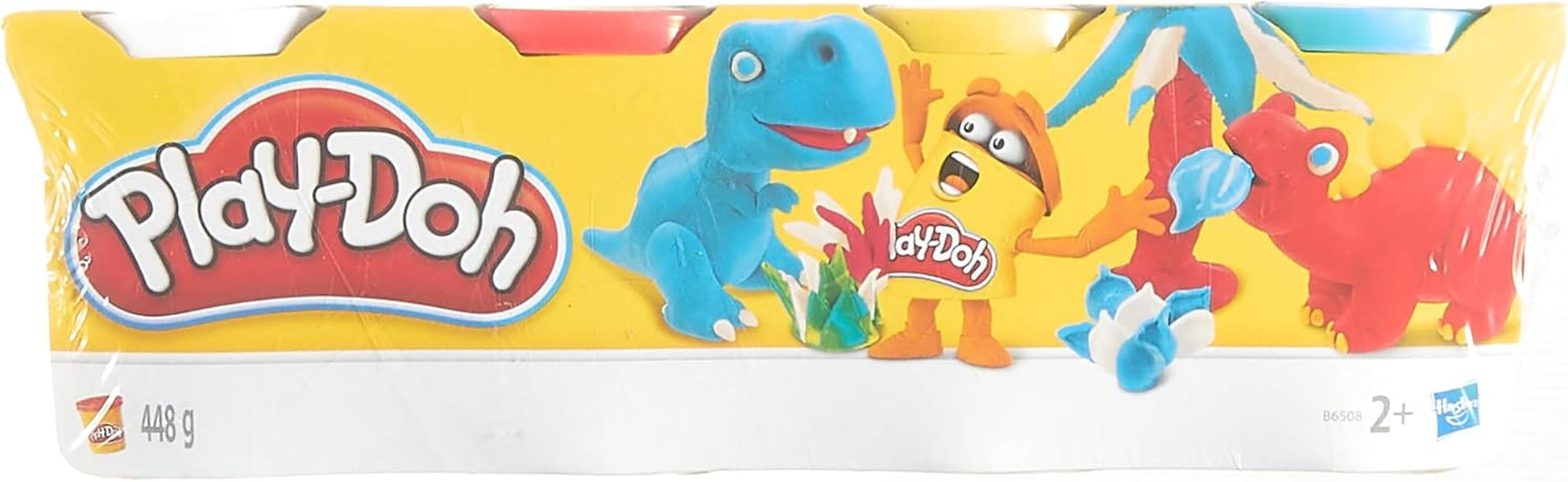 Play-Doh 4 Pack of 4 Oz Cans, Classic Colours