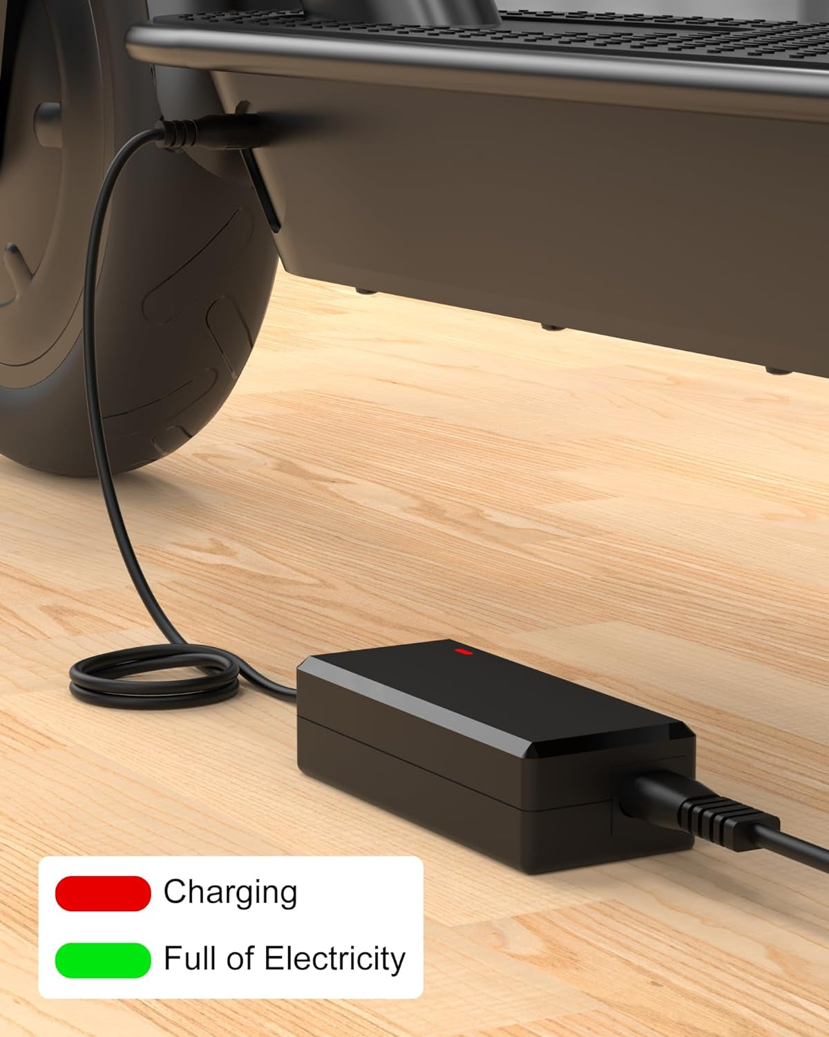 42V 2A Charger Replacement for Electric Scooter Compatible with GOTRAX GXL V2, G2, G3, G4, Apex, Glider, XR Elite, XR Ultra 36V Lithium-Ion Battery