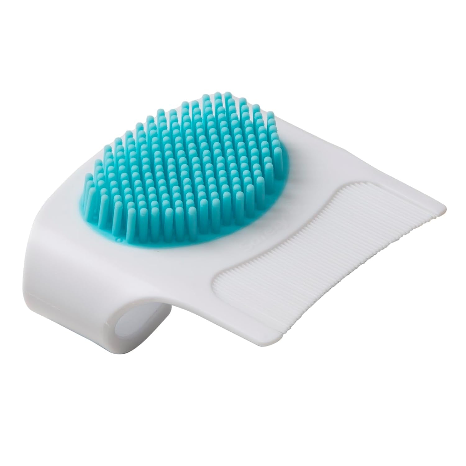 Safety 1St Cradle Cap Brush and Comb , White/Blue