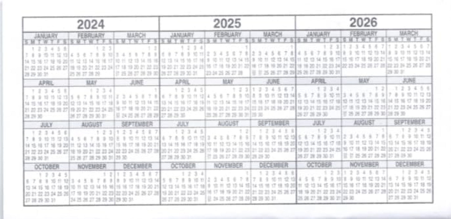 12 Check Registers for Personal Checkbook - Made in the USA - Checkbook Ledger Transaction Registers