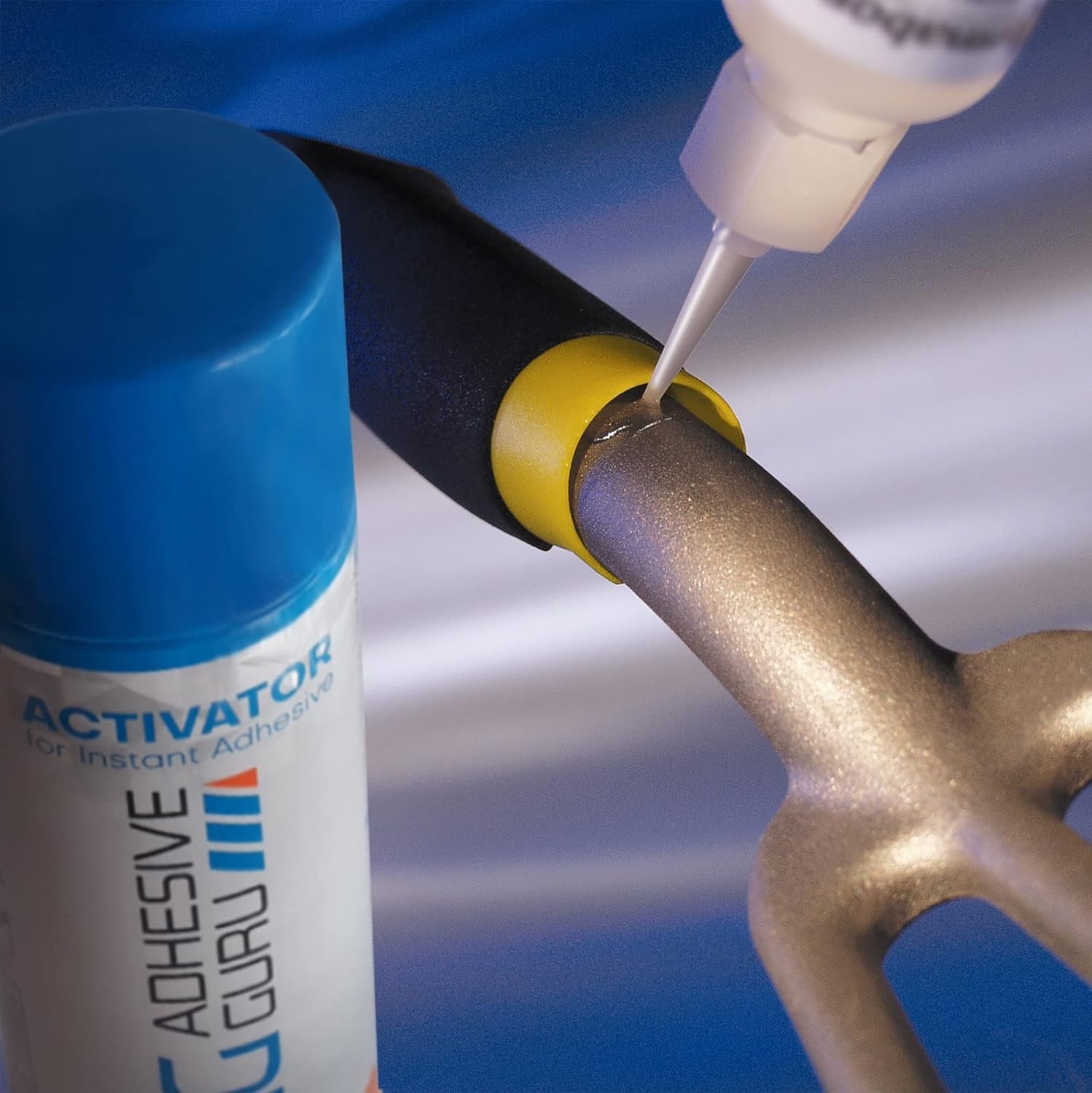 Adhesive Guru CA Glue Accelerator Spray (6.75 Fl Oz) Aerosol Activator for Super Glues