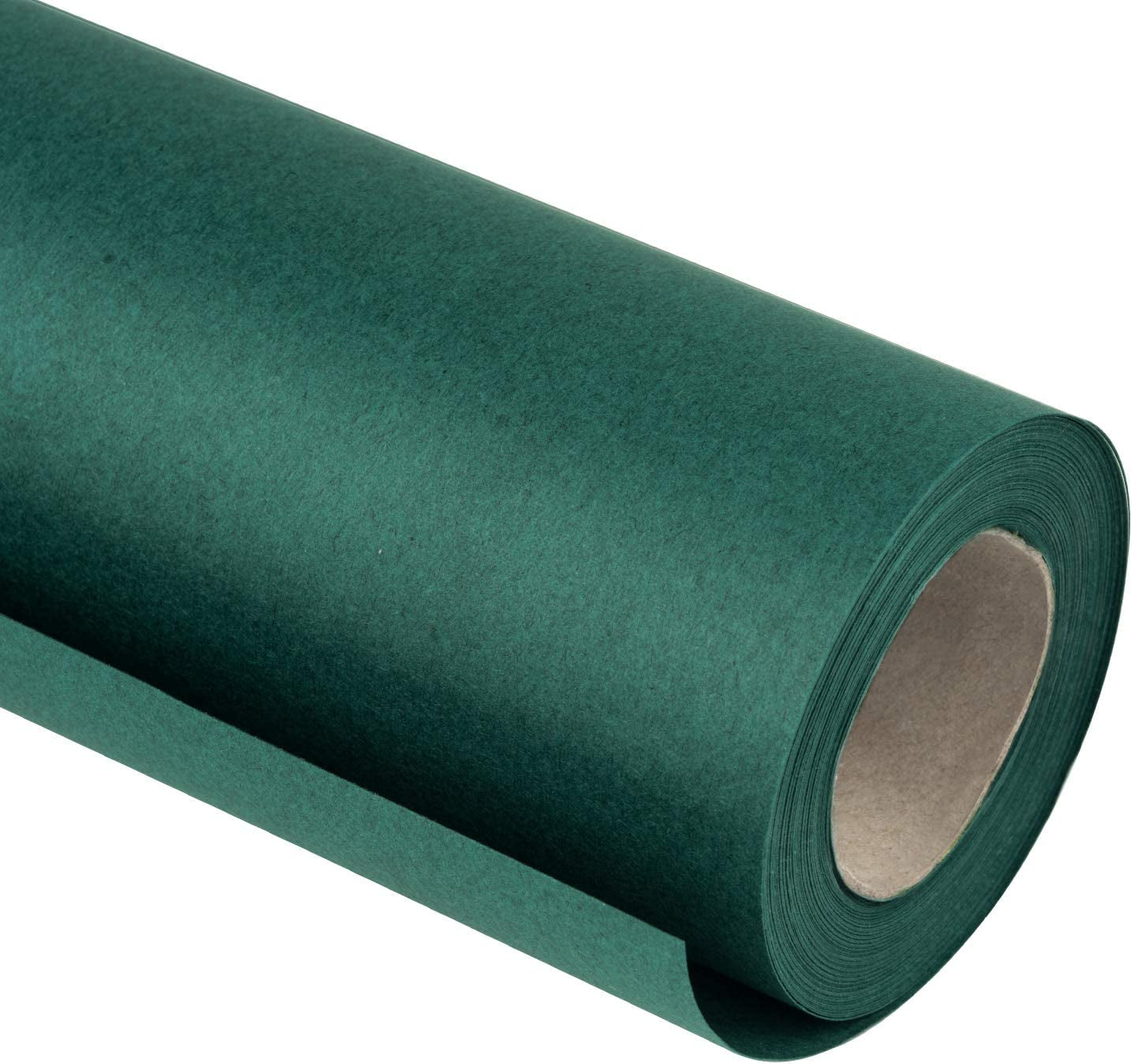 RUSPEPA Kraft Paper Roll - 17.5 Inches X 32.8 Feet - Recyclable Paper Perfect for Wrapping, Craft, Packing, Floor Covering, Dunnage, Parcel, Table Runner, Green