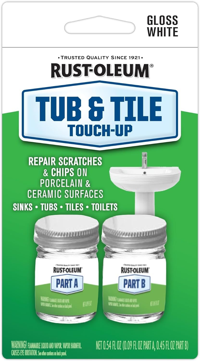 Rust-Oleum 244166-6PK Tub & Tile Touch up Paint, 6 Pack, White