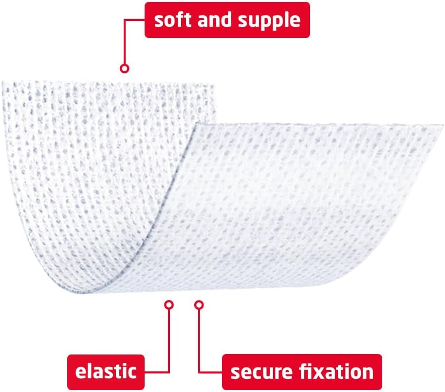 Hypafix Flexible Wide-Area Fixation - for Securing Devices and Wound Dressings - 2 in X 11 Yds, 1 Roll