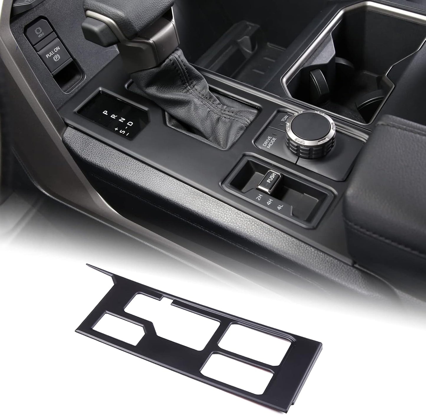 Aunginsy Central Control Gear Shift Panel Trim Cover Compatible with Toyota Tundra/Sequoia 2022-2024 Truck Gear Shifter Console Anti-Scratch Panel Frame Decorative Sticker Protection ABS Accessories