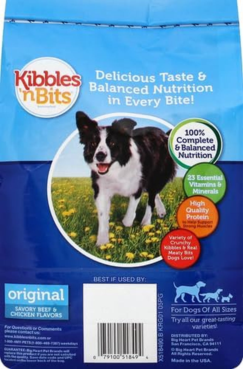 Kibbles 'N Bits Dog Food Original Savory Beef & Chicken Flavor