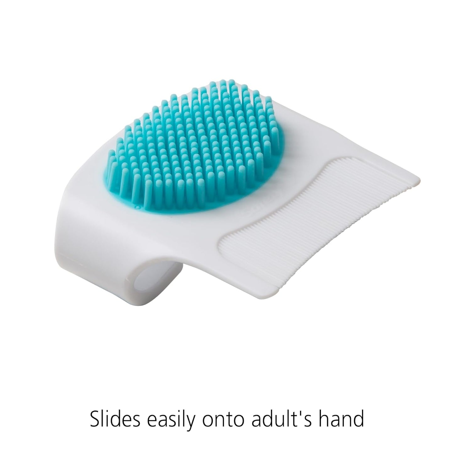 Safety 1St Cradle Cap Brush and Comb , White/Blue