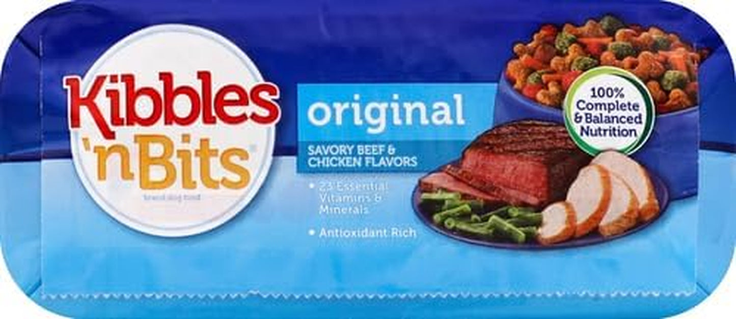 Kibbles 'N Bits Dog Food Original Savory Beef & Chicken Flavor