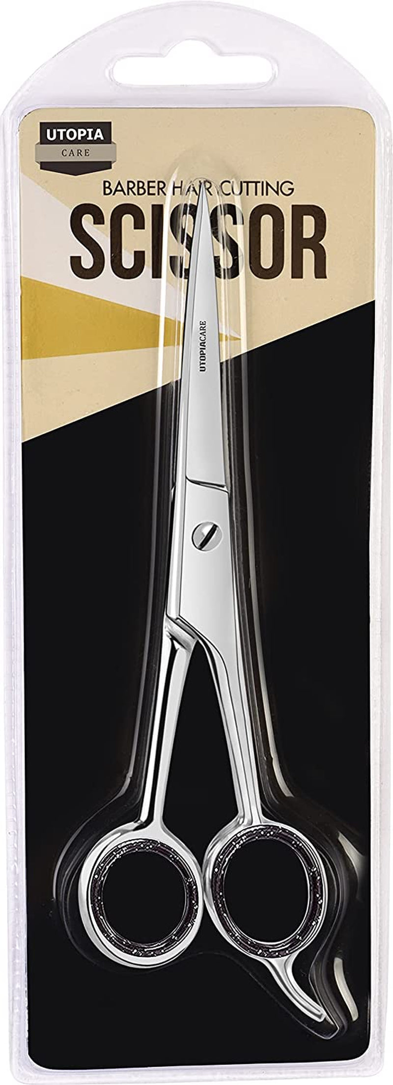 Utopia Care Hair Cutting and Hairdressing Scissors 6.5 Inch, Premium Stainless Steel Shears with Smooth Razor & Sharp Edge Blades, for Salons, Men & Women, Kids, Adults, & Pets - Silver