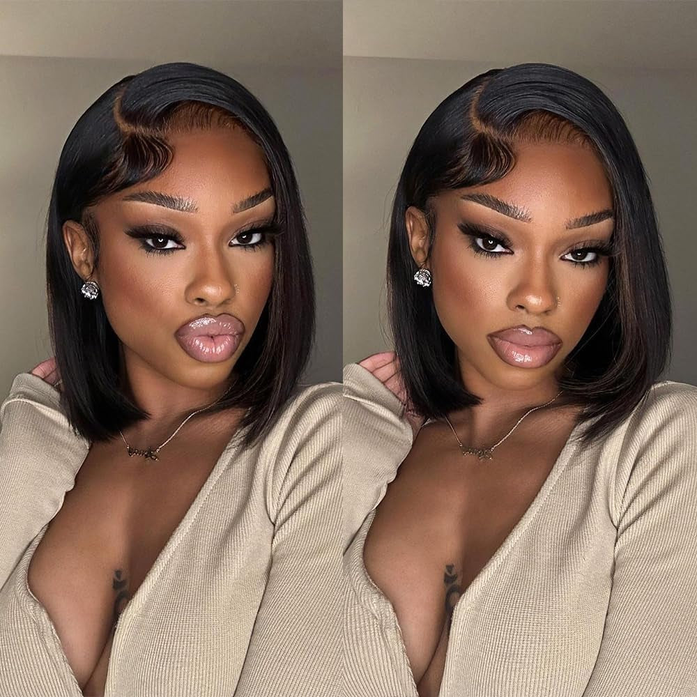 Lace Front Wigs Human Hair Brazilian 13×4 Straight Lace Frontal Wigs Human Hair Wigs for Black Women Pre Plucked with Baby Hair Highlight Blonde Wig 26 Inch