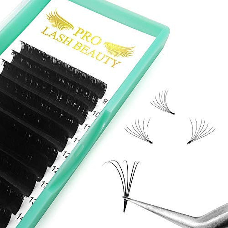 Volume Lash Extensions D-0.07-20-25Mix Easy Fan Volume Lashes Flowering Lash Extensions Mega Volume Lash Extensions (D-0.07,20-25Mix)