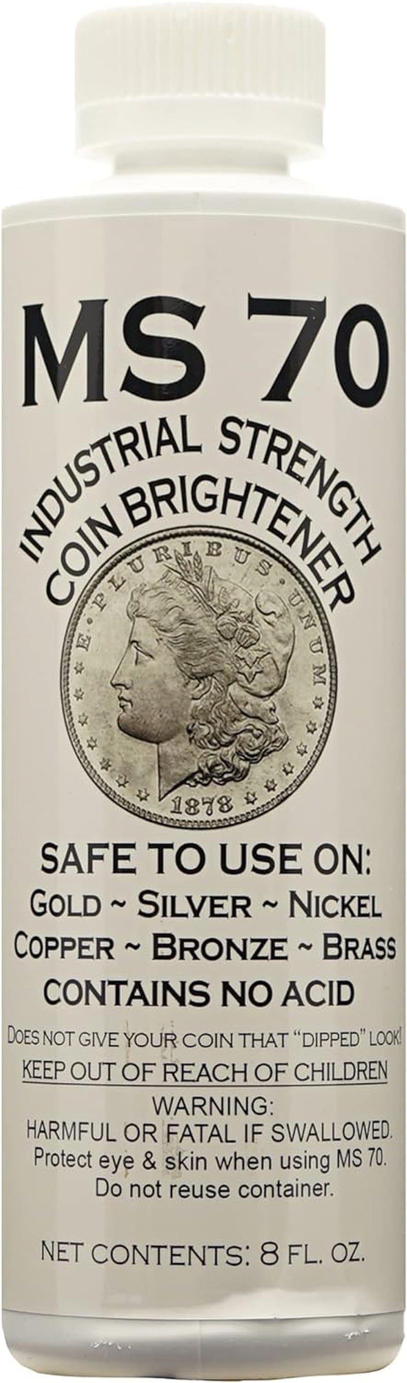 Coin Cleaner -8 Oz by MS-70