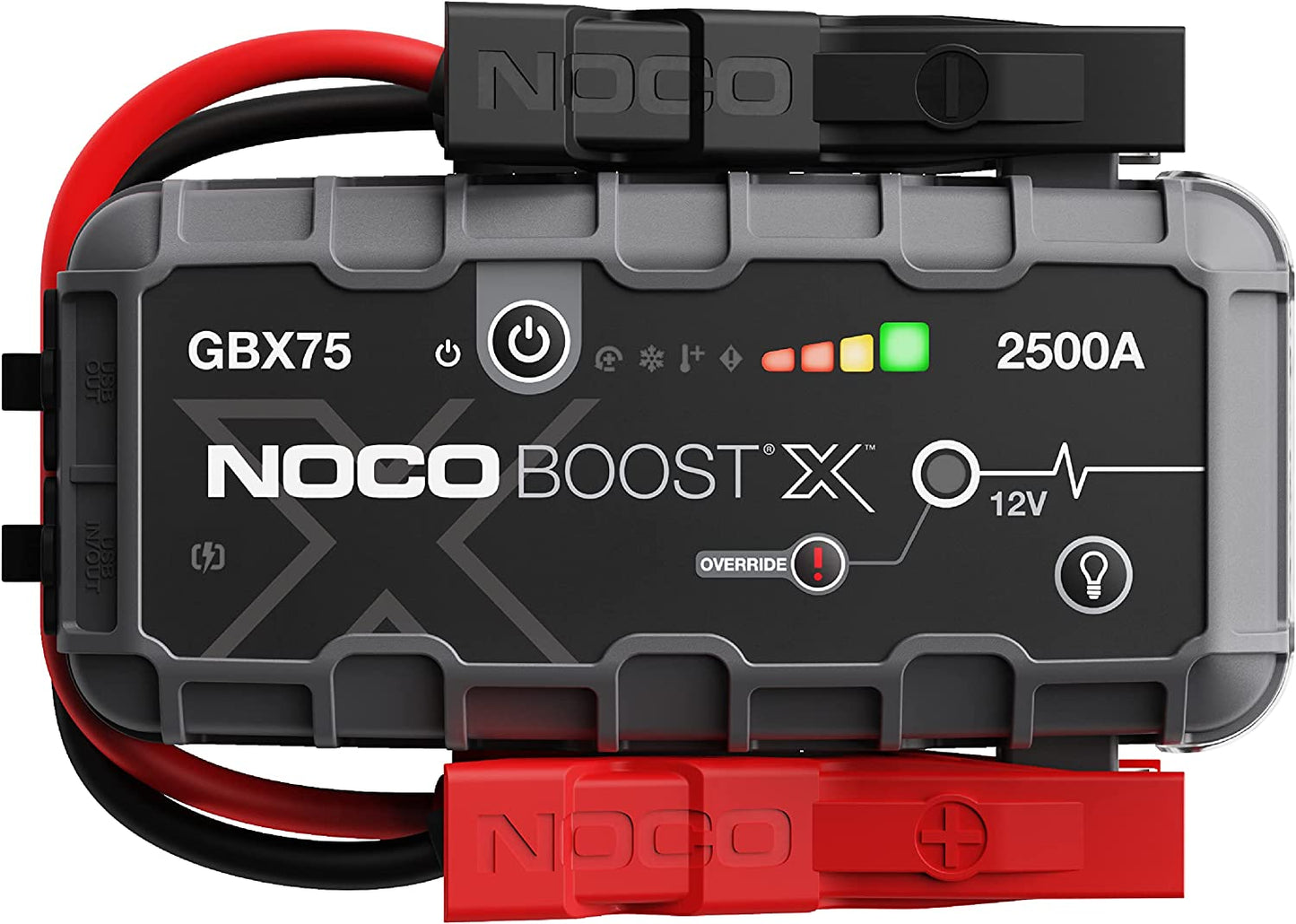 NOCO Boost X GBX75 2500A 12V Ultrasafe Portable Lithium Jump Starter, Car Battery Booster Pack, USB-C Powerbank Charger, and Jumper Cables for up to 8.5-Liter Gas and 6.5-Liter Diesel Engines
