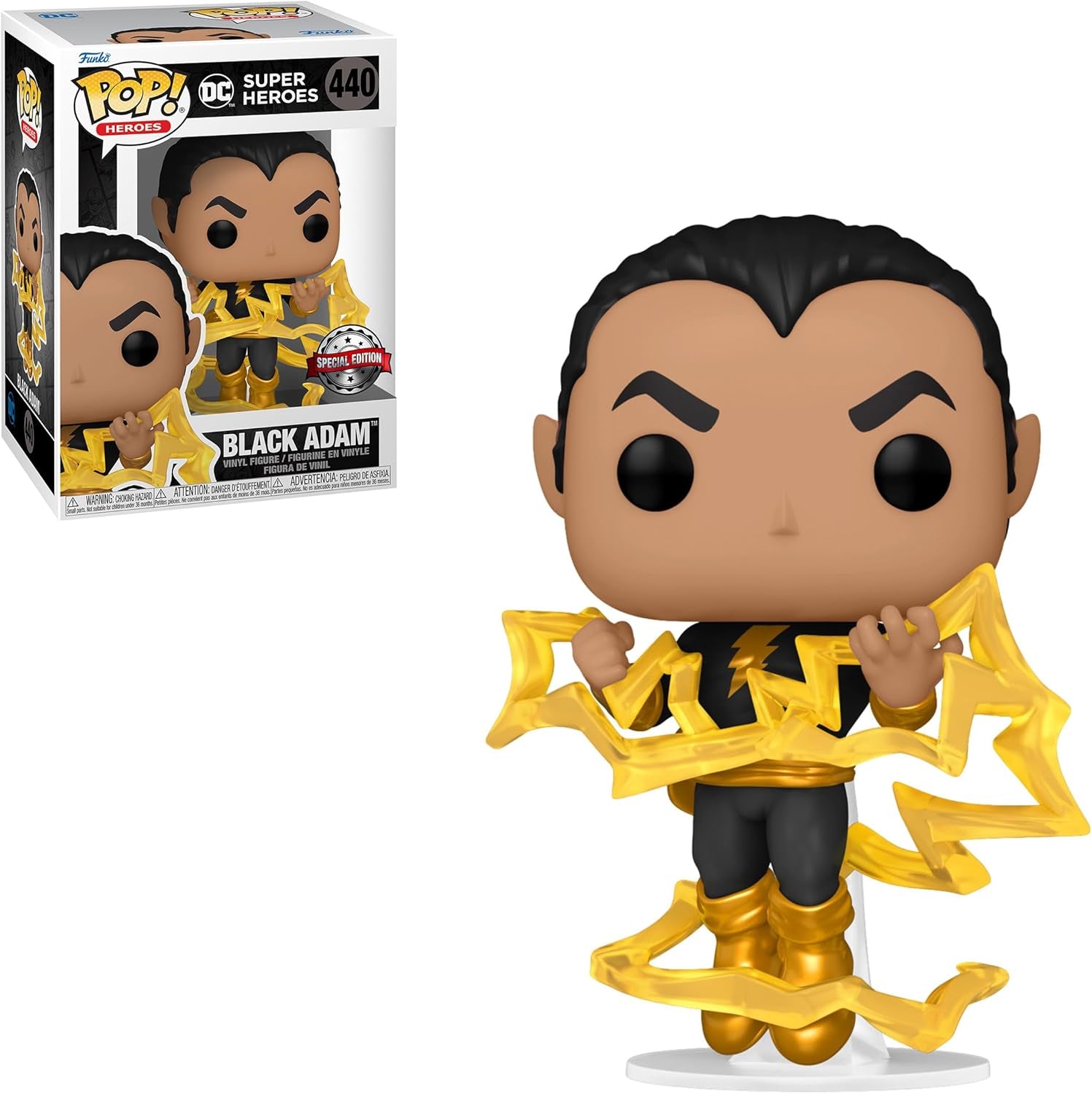 Funko Pop! DC Super Heroes - Black Adam, Classic Special Edition Exclusive Multicolor Vinyl Figure #440