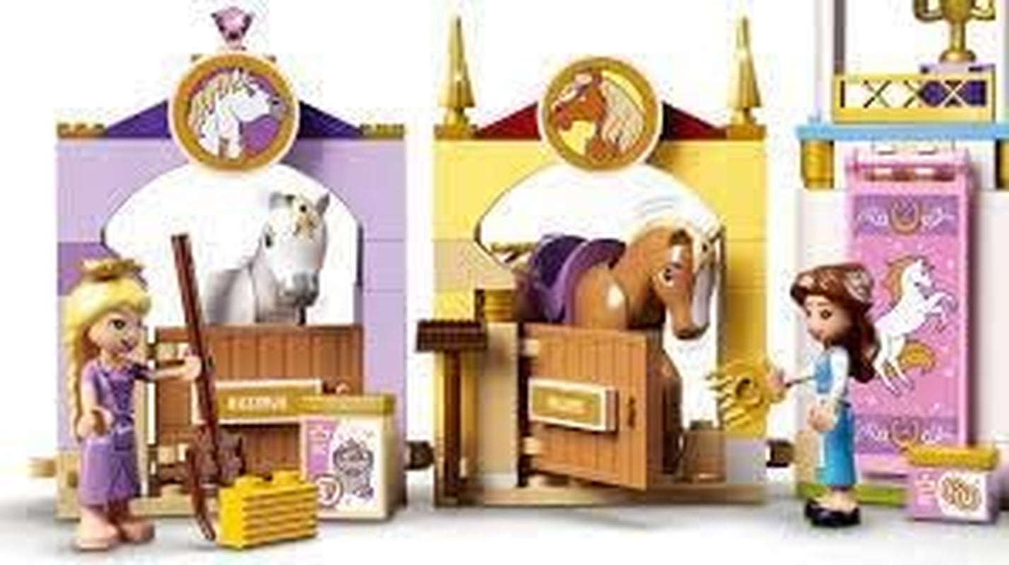 LEGO Disney Belle and Rapunzel’S Royal Stables 43195 Building Kit; Great for Inspiring Imaginative, Creative Play (239 Pieces)