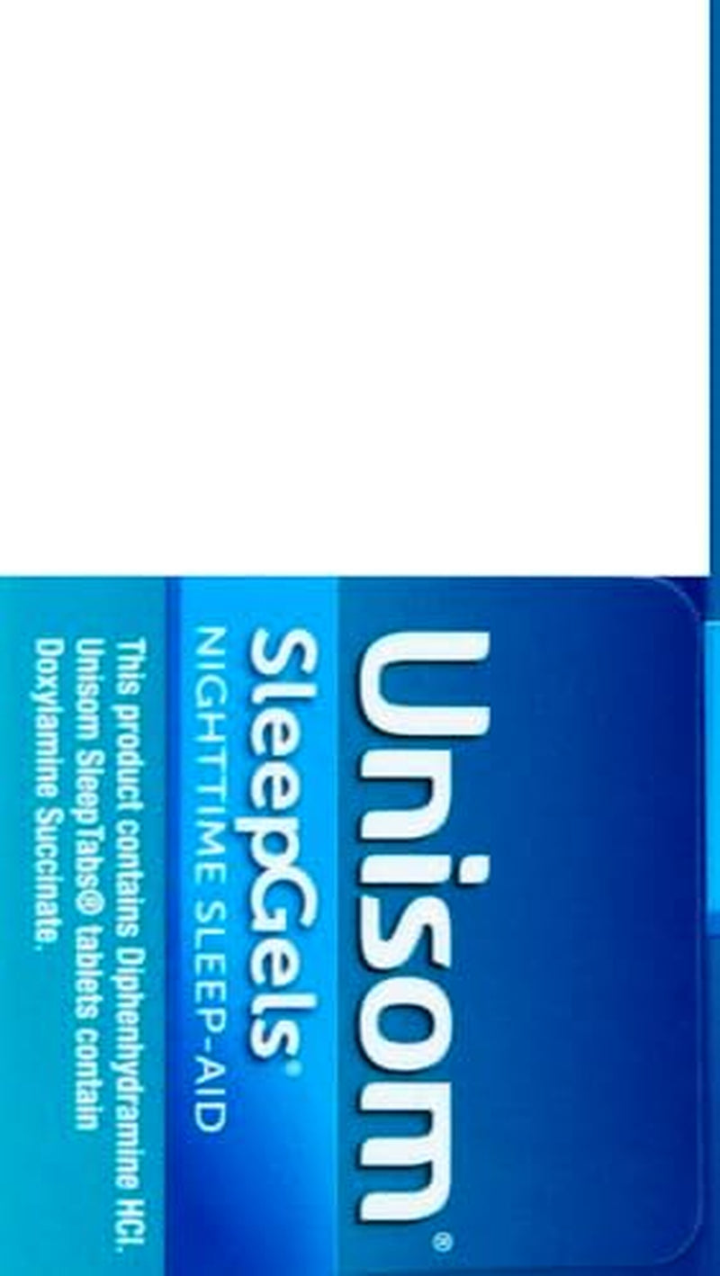 Unisom Sleepgels, Nighttime Sleep-Aid, Diphenhydramine HCI 50 Mg, 32 Softgels