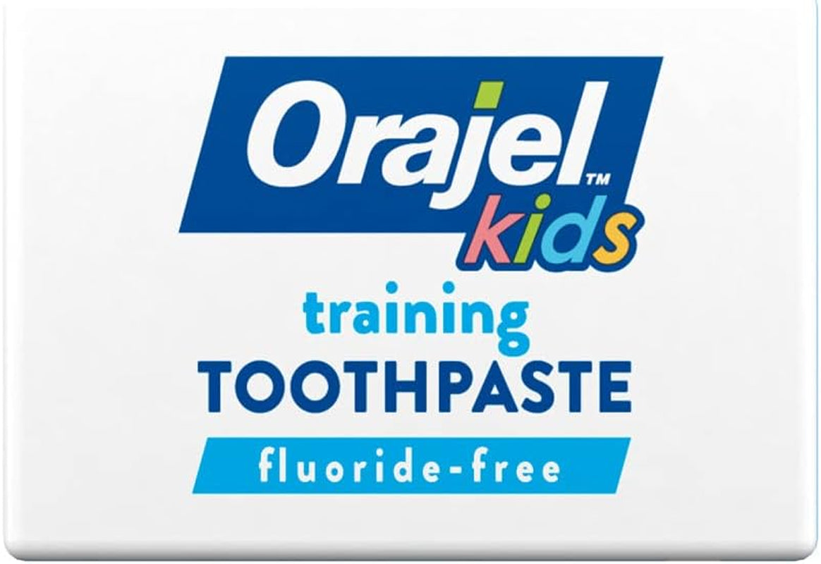 Orajel Kids Elmo Training Toothpaste Fluoride-Free; #1 Pediatrician Recommended Fluoride-Free Toothpaste*,