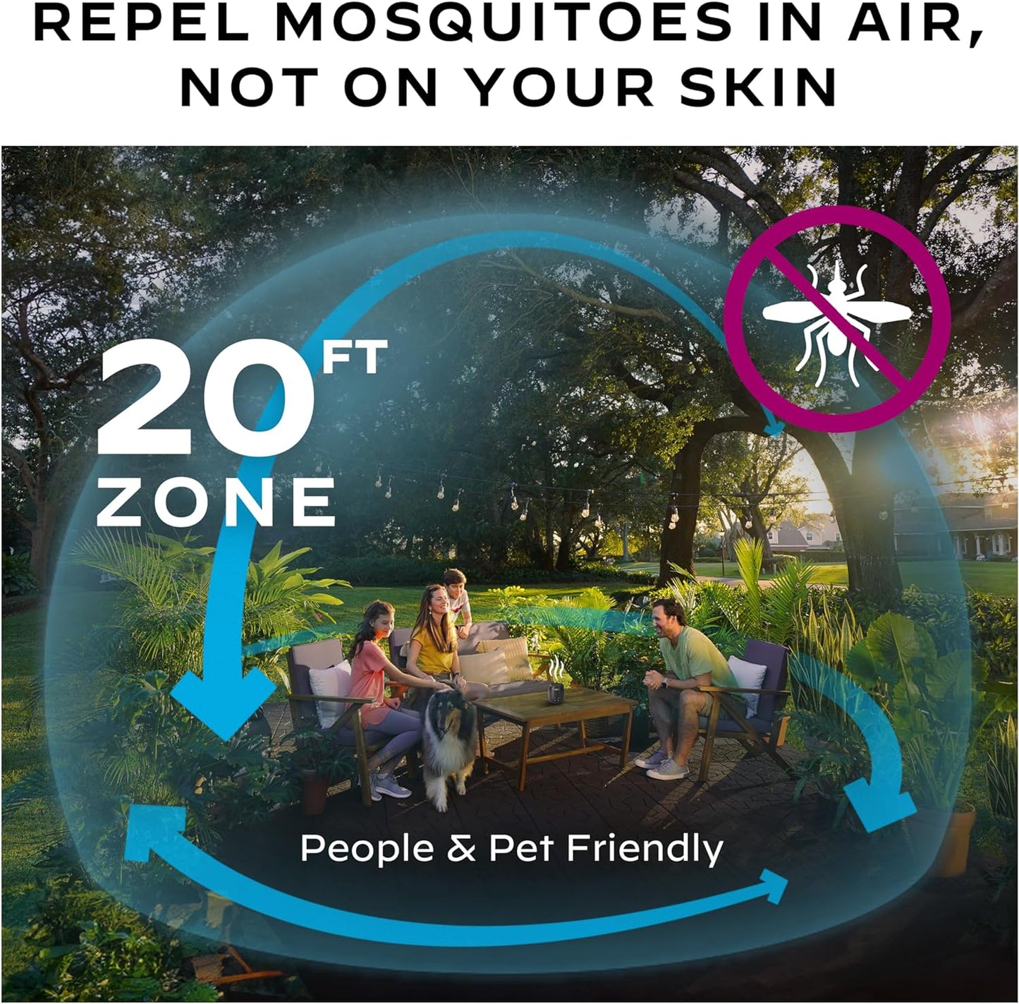 Thermacell Rechargeable Mosquito Repeller Refills; Advanced Repellent Formula Provides 20 Foot Protection Zone; Compatible with Thermacell E-Series & Radius Only; No DEET, Spray or Flame