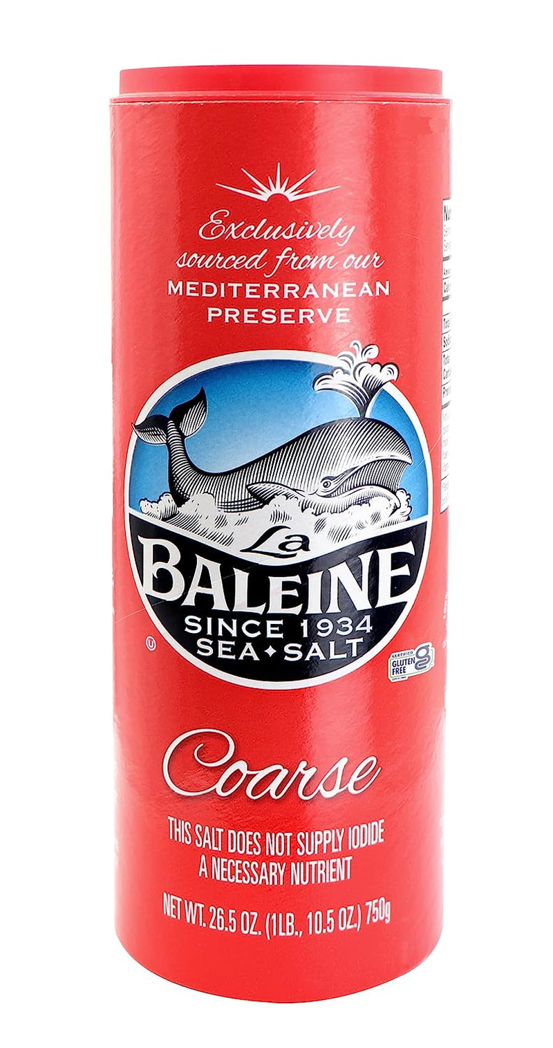 La Baleine Coarse Sea Salt, Canister 26.5Oz