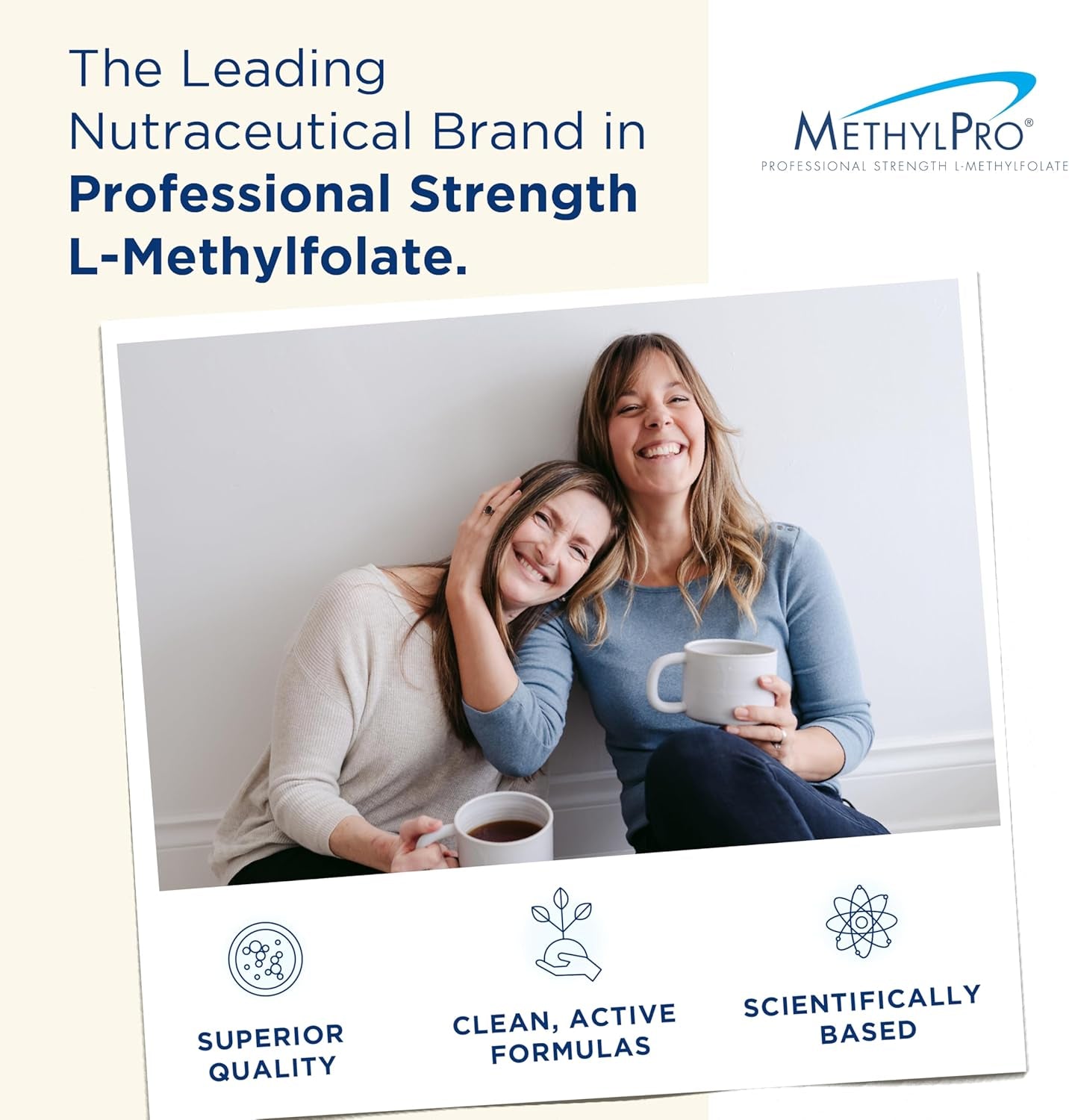 Methylpro 15Mg L-Methylfolate (30 Capsules) - Professional Strength Active Methylfolate, 5-MTHF Supplement for Mood, Brain Health + Immune Support, Non-Gmo + Gluten-Free with No Fillers