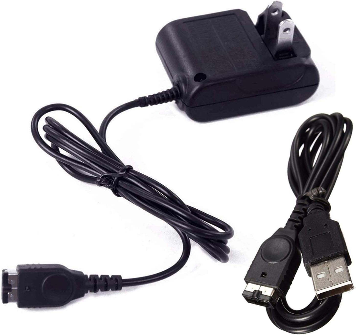 Charger Kits for Gameboy Advance SP, AC Adapter Supply Charger and USB Charging Cable for Gameboy Advance SP (GBA SP) and Nintendo DS