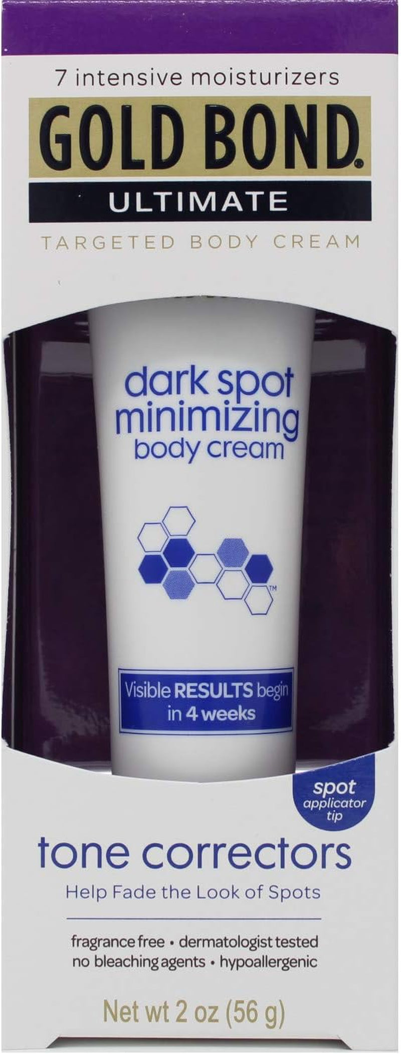 Gold Bond Ultimate Dark Spot Minimizing Body Cream, 2 Oz (Pack of 2)