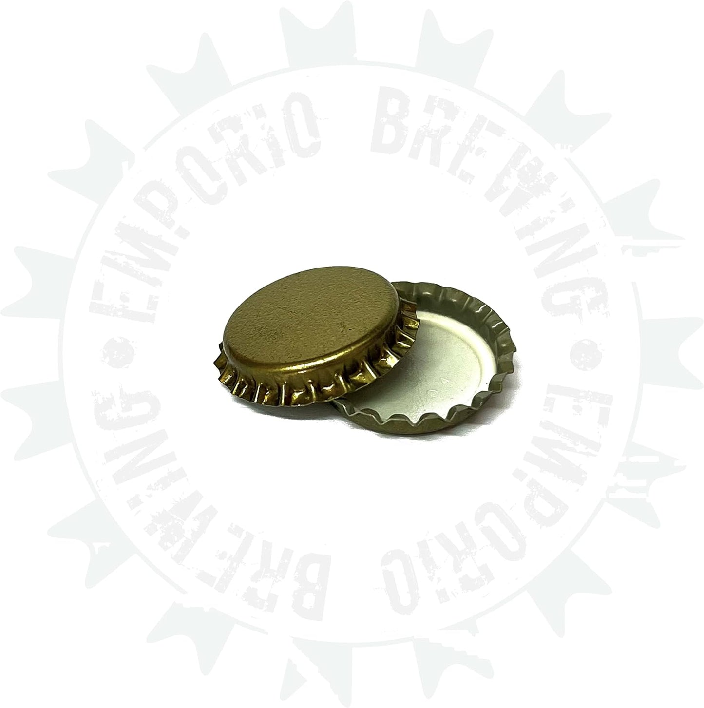 29Mm Champagne and European Bottle Caps - 100-Count