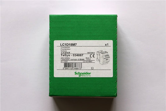 NEW Schneider AC Contactor LC1D18M7 LC-1D18M7 3P 18A 220V AC Coil