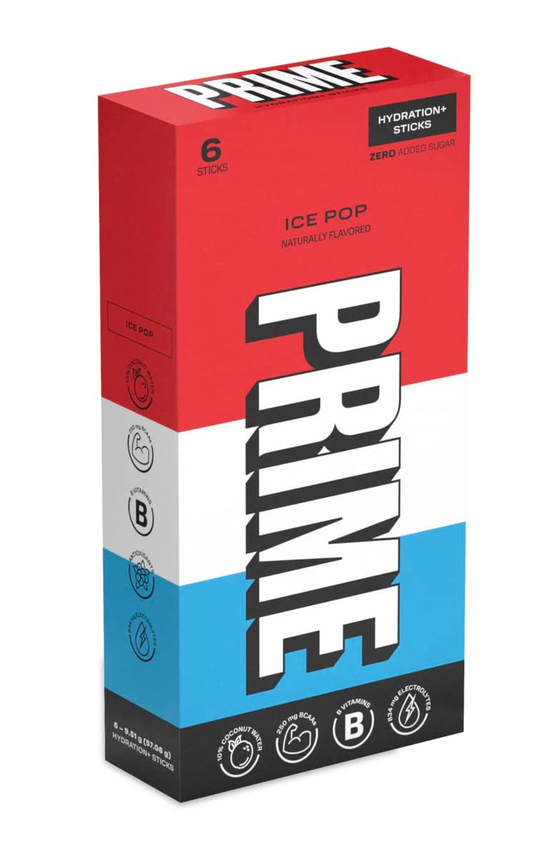 Prime Ice Pop Hydration 6 Sticks