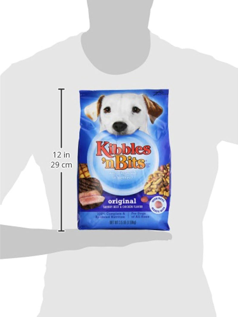 Kibbles 'N Bits Dog Food Original Savory Beef & Chicken Flavor