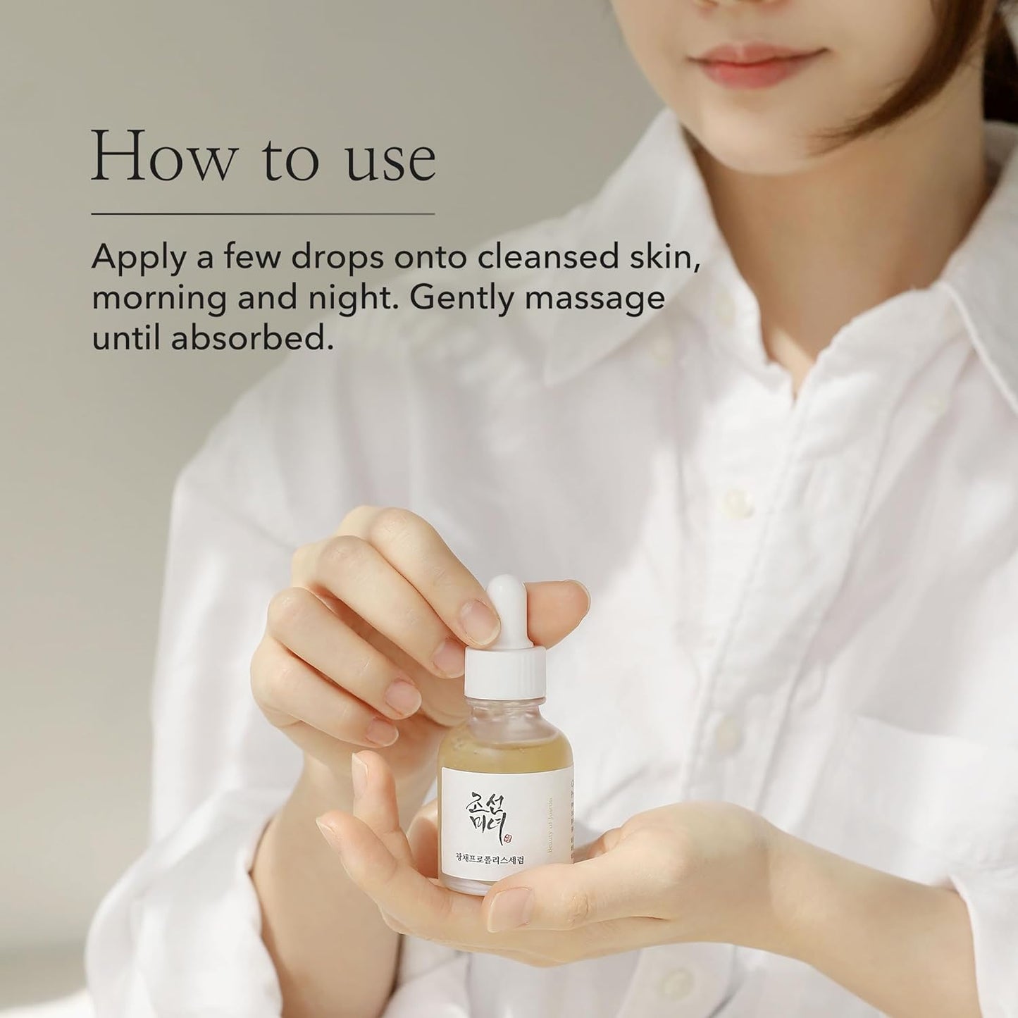 Beauty of Joseon Glow Serum Propolis and Niacinamide Hydrating Facial Soothing Moisturizer for Irritated Uneven Skin Tone, Korean Skin Care 30Ml, 1 Fl.Oz
