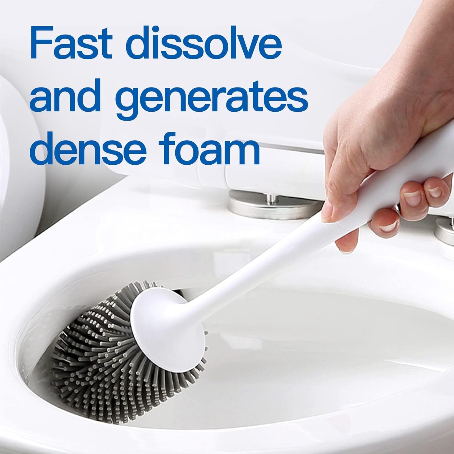 Eco Friendly Toilet Cleaners 120 Strips Quick Foaming Toilet Cleaner Sheets, Efficiently Remove Stains with Ocean Dew Scent, Safe Neutral Toilet Cleaning Strips, Plastic Free Biodegradable